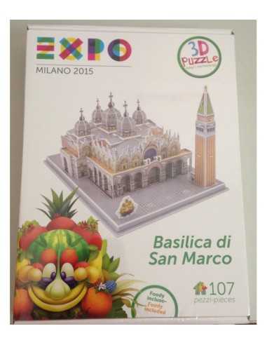expo 2015 3D puzzle St Mark's basilica GIOGPZ18521 Giochi Preziosi | Futurartshop.com