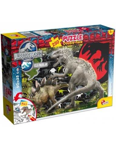 double face puzzle 250 pieces world jurrasic BIM48649 Lisciani | Futurartshop.com