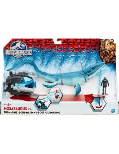 Jurassic world Mosasaurus character against submarino HASB1423EU41 Hasbro | Futurartshop.com