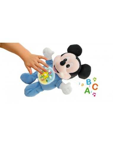 Baby peluche Topolino luminoso con suoni 2064522218488 Clementoni | Futurartshop.com