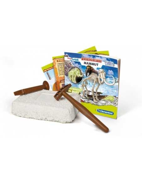 Mammoth archeogiocando Glow in The Dark CLE94056 Clementoni | Futurartshop.com