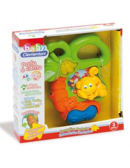 Sonaglino parlante scimmietta Canterina 2281161595125 Clementoni | Futurartshop.com