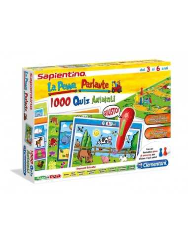 Sapientino speaking pen 1000 Animals quiz CLE13268 Clementoni | Futurartshop.com