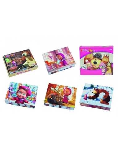 masha cubetti in legno pezzi 12 SIM109304088 Simba Toys | Futurartshop.com