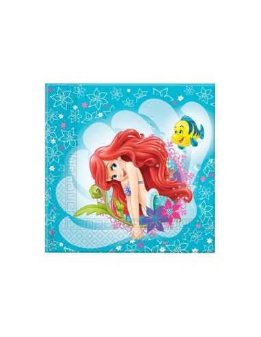 tovaglioli ariel sirenetta 20 pezzi NBP5PR82207 New Bama Party | Futurartshop.com