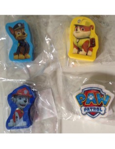 paw patrol gomma grande con personaggi 4modelli ACC152890/3 Accademia | Futurartshop.com