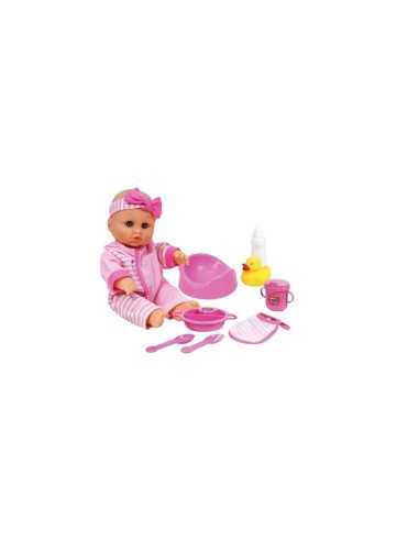 bambola 30 centimetri pappa e bagnetto Love Bebè GIORDF50804 Giochi Preziosi | Futurartshop.com