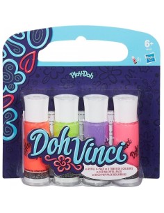 play-doh dohvinci Confezione Contenente 4 Tubetti di Ricambio HASA8322EU21 Hasbro | Futurartshop.com