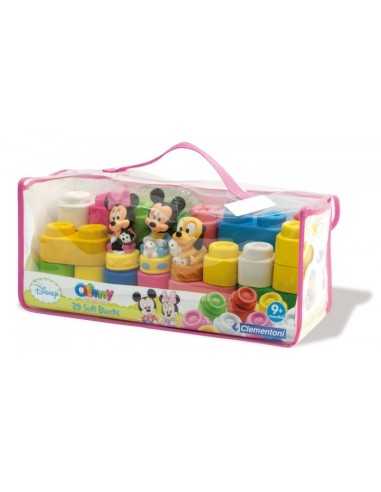 Kirsty baby bag with bricks and 3 29 disney characters CLE14831 Clementoni | Futurartshop.com