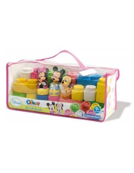 Kirsty baby bag with bricks and 3 29 disney characters CLE14831 Clementoni | Futurartshop.com
