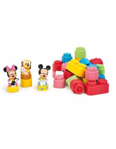 clemmy baby sacca con 29 mattoncini e 3 personaggi disney CLE14831 Clementoni | Futurartshop.com
