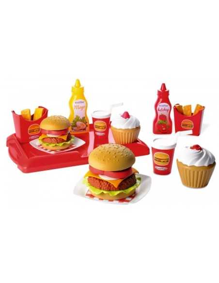 Ecoiffier set hamburger con accessori SIM7600002623 Simba Toys | Futurartshop.com