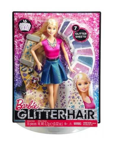 glitter hair barbie doll MATCLG18 Mattel | Futurartshop.com