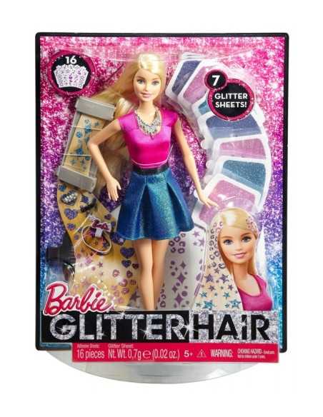 bambola barbie chioma glitter MATCLG18 Mattel | Futurartshop.com
