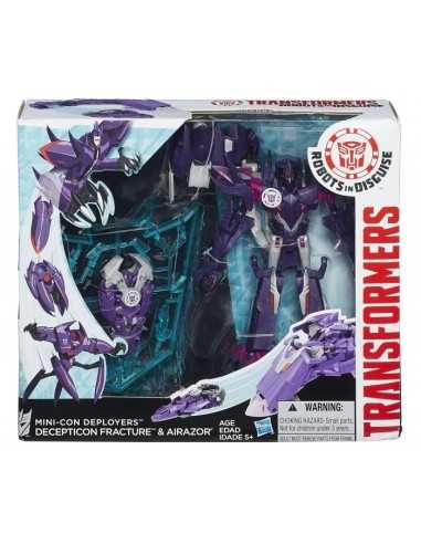 Transformers Mini-con Deployers personaggio decepticon fracture e airazor HASB0765EU40 B1977 Hasbro | Futurartshop.com