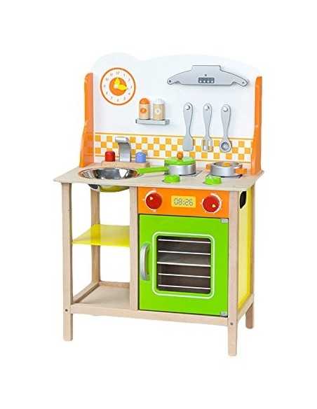 A wooden kitchen with accessories MAG509576 Grandi giochi | Futurartshop.com