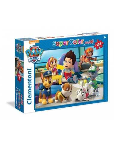 puzzle 104 pieces maxi paw patrol Super color CLE23970 Clementoni | Futurartshop.com