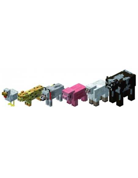 Minecraft blister 6 animali GIONCR16590 Giochi Preziosi | Futurartshop.com