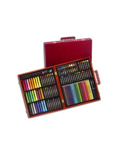 Valigetta colori in legno 113 pezzi GIORDF50090 Giochi Preziosi | Futurartshop.com