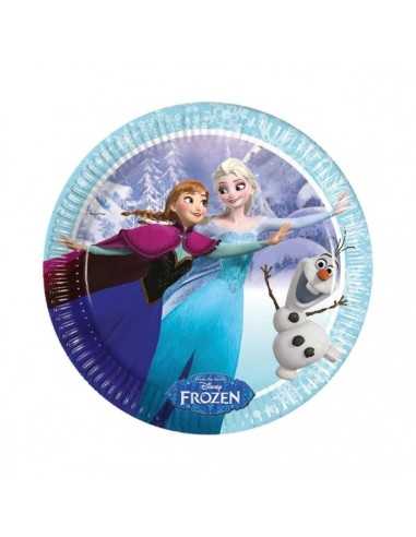 piatti centimetri 23 frozen ice skating NBP5PR85426 New Bama Party | Futurartshop.com