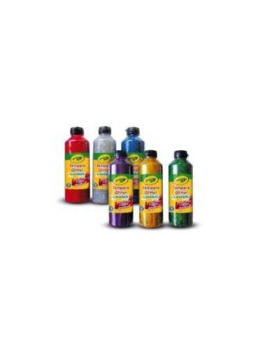 Crayola tempere glitter 25 ml 3 colori assortiti 2117698400086 Crayola | Futurartshop.com