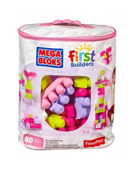 Eco bag 80 pieces pink Blocks MEG08328 Mega Bloks | Futurartshop.com