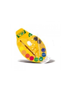 Crayola 98434 12 acquerelli piu pennelli  158553 Crayola | Futurartshop.com