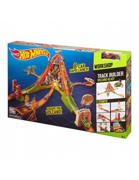 Hot Wheels track volcano with 5 vehicles MATDPX16/01806 Mattel | Futurartshop.com