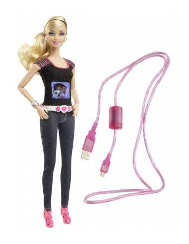 barbie con fotocamera interna inclusa 2066975275223 Mattel | Futurartshop.com