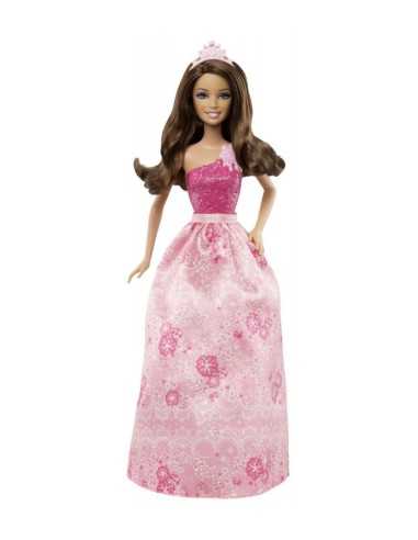 Barbie Princess Teresa party with pink and Fuchsia dress 2159411260362 Mattel | Futurartshop.com