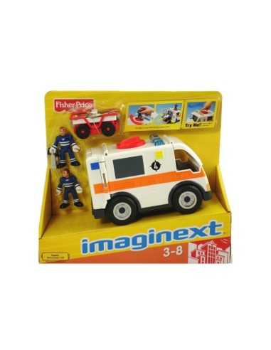 veicolo ambulanza deluxe 166393 Mattel | Futurartshop.com