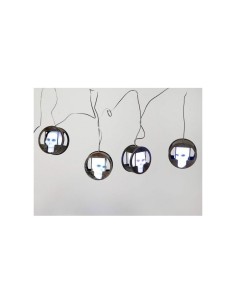 skull light Festoon 2 ft cage NBP07779 New Bama Party | Futurartshop.com