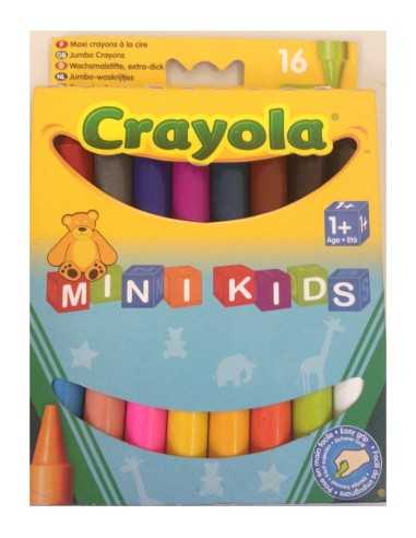 16 maxi pastelli a cera minikids 82886 Crayola | Futurartshop.com