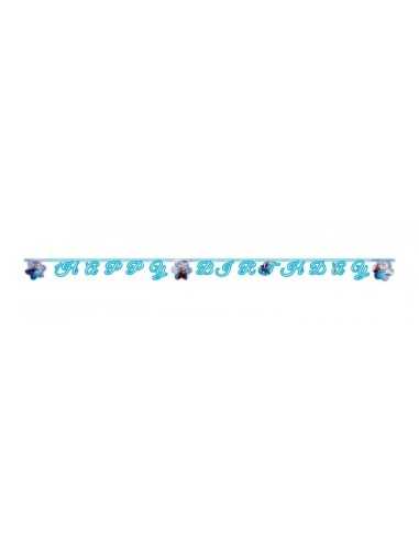 scritta buon compleanno frozen ice skating GPS85440 New Bama Party | Futurartshop.com