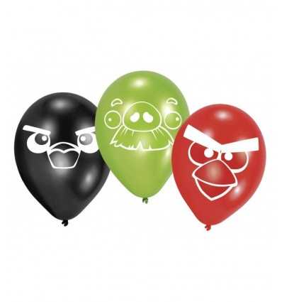 zły ptaków 6 balony lateksowe 00773 New Bama Party- Futurartshop.com