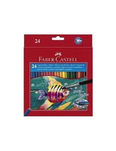 Faber acquerellabili crayons 24 pieces ARV135445 Arvi | Futurartshop.com