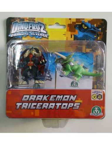 Dinofroz blister con 2 personaggi Drakemon e Triceratops GIOCCP07966/D Giochi Preziosi | Futurartshop.com