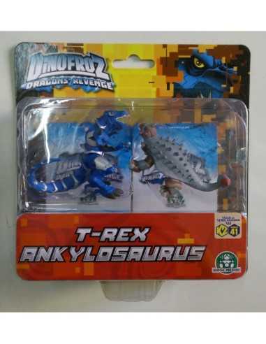 Dinofroz blister con 2 personaggi T-Rex e Ankylosaurus GIOCCP07966/T Giochi Preziosi | Futurartshop.com