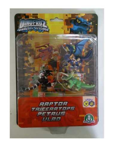 Dinofroz blister con 4 personaggi Raptor Triceratops Petrus e Vlad GIOCCP07967/R Giochi Preziosi | Futurartshop.com