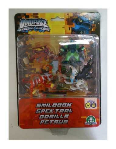 Dinofroz blister con 4 personaggi Smilodon Spektral Gorilla e Petrus GIOCCP07967/G Giochi Preziosi | Futurartshop.com