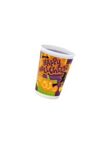 Blister 10 plastic glasses happy halloween 2120784078069 Magic World Party | Futurartshop.com