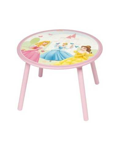 Round wood table with disney princesses 27804 Giochi Preziosi | Futurartshop.com
