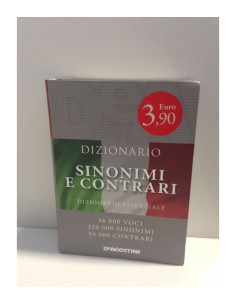 Dizionario pocket sinonimi e contrari ARV0004254  | Futurartshop.com