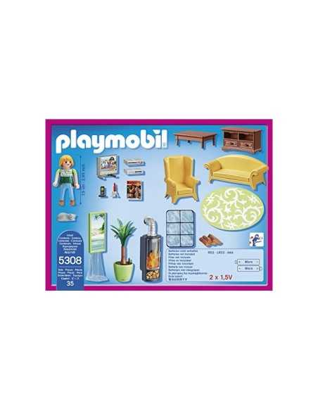 playmobil soggiorno con stufa e legna PLA5308 Playmobil | Futurartshop.com