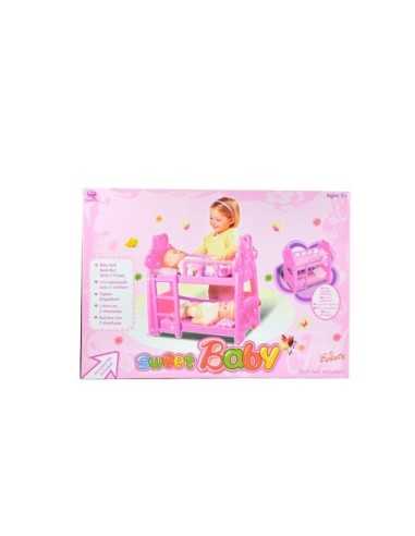 lettino a castello con accessori 2259622290537 Grandi giochi | Futurartshop.com