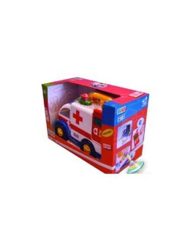 bao ambulanza veicolo luci e suoni 2169894239311 Smoby | Futurartshop.com