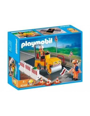 Playmobil road roller with slab of asphalt 69595 Playmobil | Futurartshop.com
