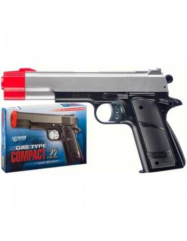 Compressed air gun black and silver VIL2850 Villa Giocattoli | Futurartshop.com