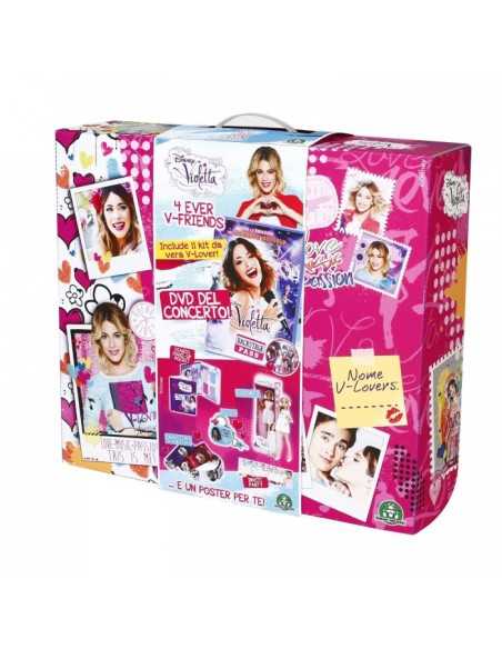 Violetta 4 ever friends suitcase kit with dvd GIONCR02386 Giochi Preziosi | Futurartshop.com
