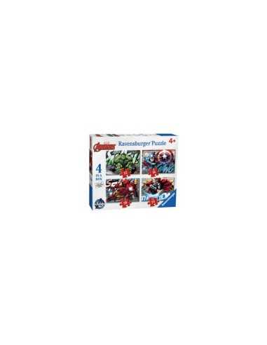 Puzzle 4 in 1 Avengers  RAV07021 Ravensburger | Futurartshop.com